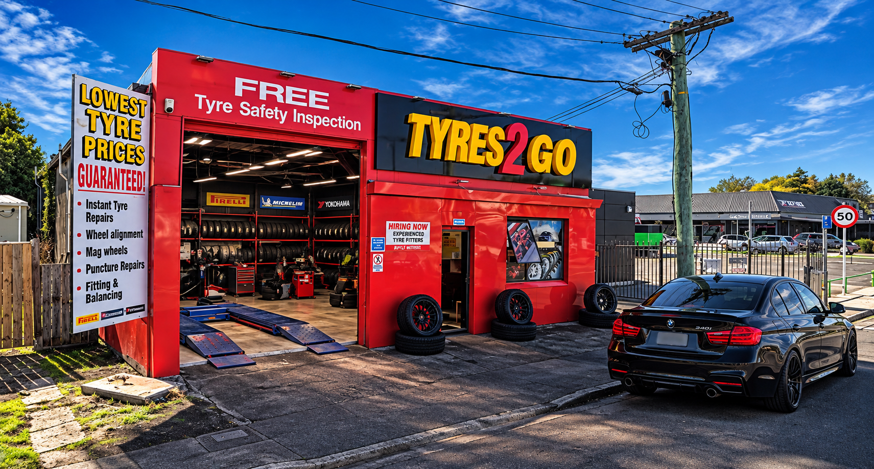 Tyres 2 Go Sydenham storefront